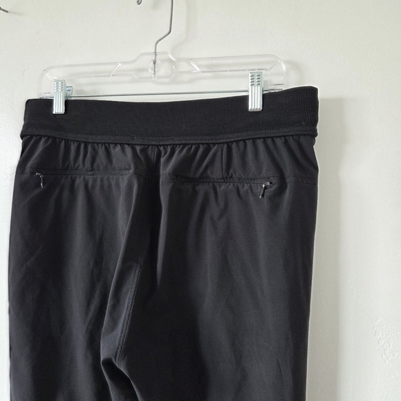 Athleta Interlude Lounge Pants Ankle Black Size 12 Athleisure Yoga Loungewear - Picture 9 of 12